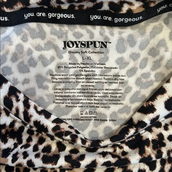 JOYSPUN Leopard Print Nightie - Picture 2 of 5